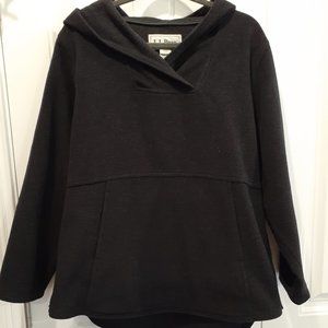 LL BEAN Grey Wool Hoodie/Anorak- Medium